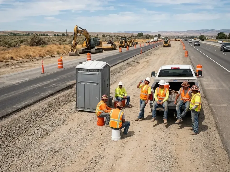 highway-road-construction-crew-007 — frequently asked questions, Porta Potty and Restroom Rentals in Morganton, NC